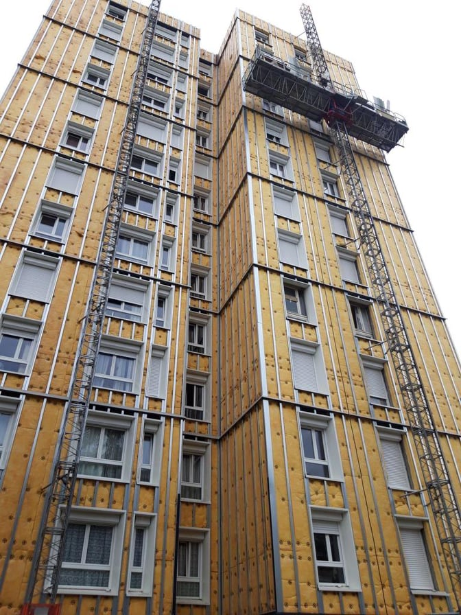 Ravalement de façade et échafaudage complet - Argenteuil - SOGED
