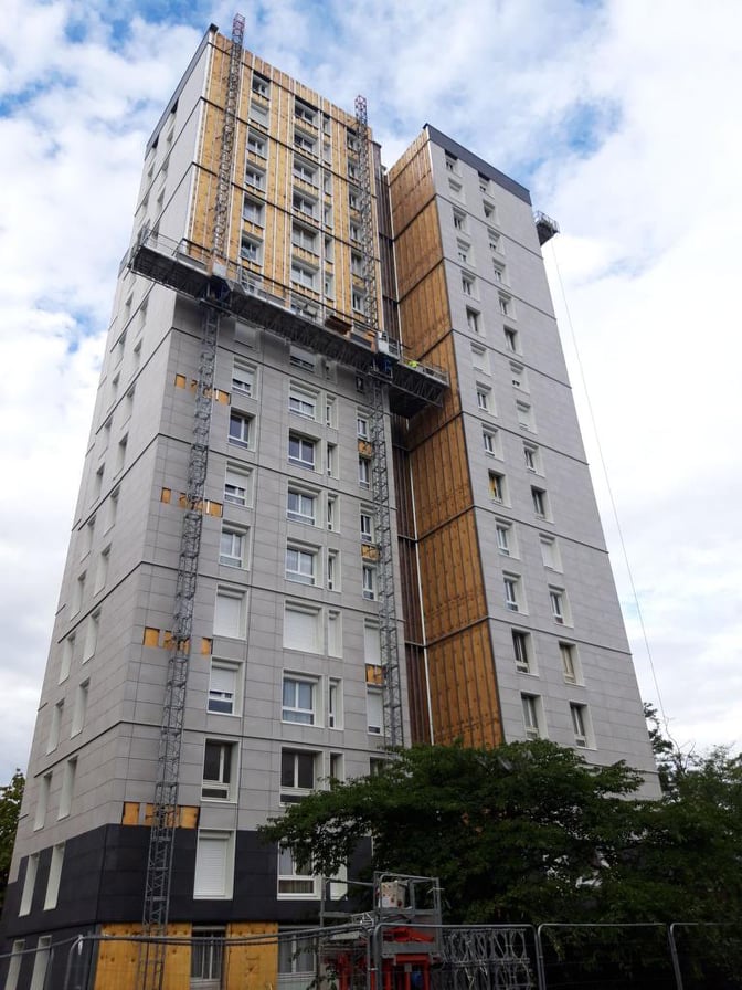 Ravalement de façade et échafaudage complet - Argenteuil - SOGED